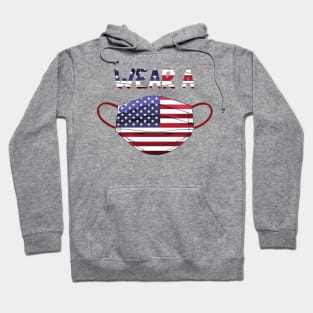 Wear A Mask American Hoodie